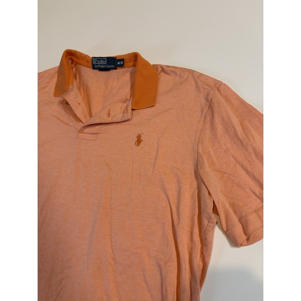 Men's Orange Polo Ralph Lauren Shirt Size M